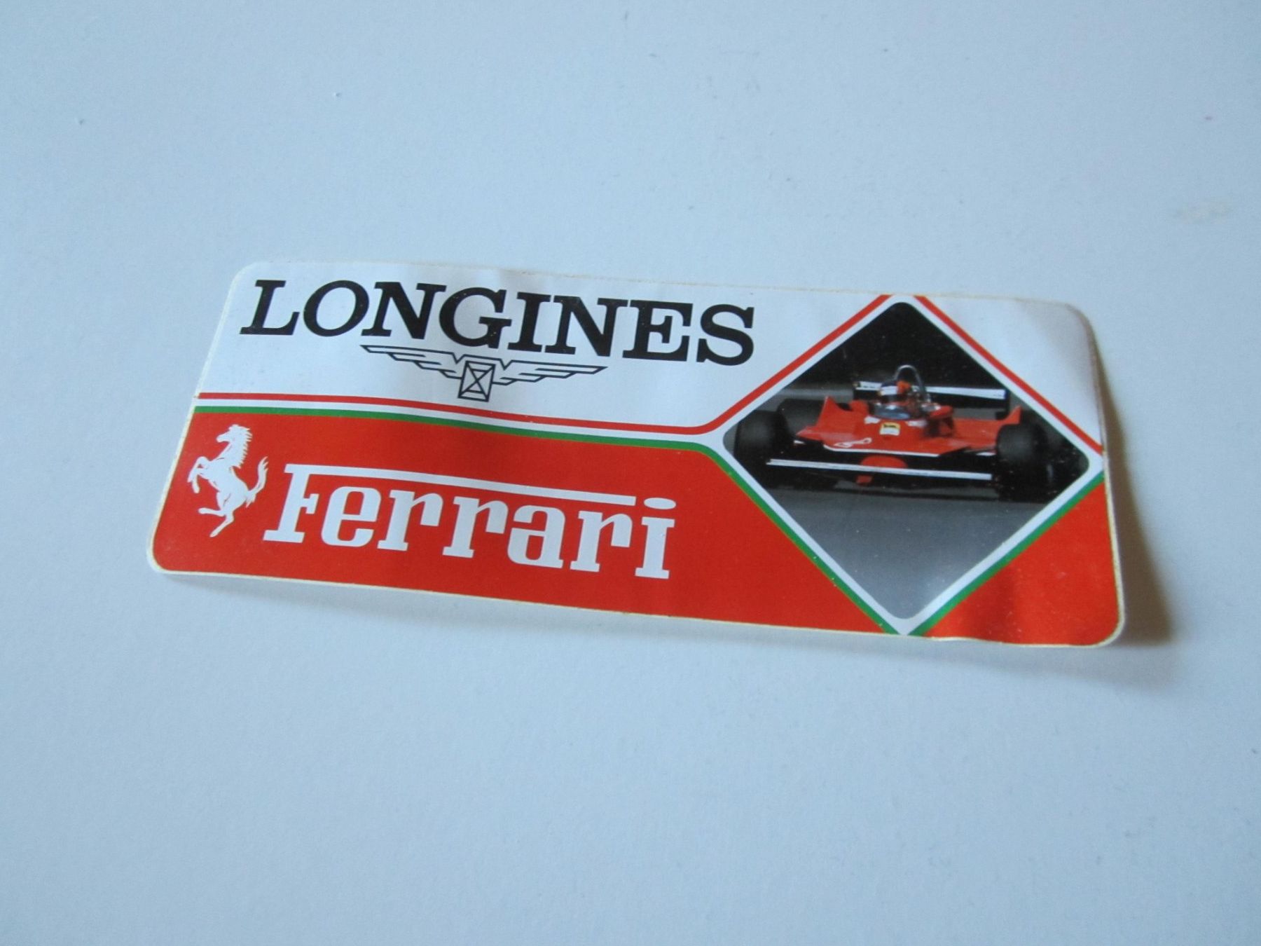 Sticker: Autocollant Ferrari Longines Vintage – Nuovo (secondo la descrizione) da Tramelan venduto da Tors