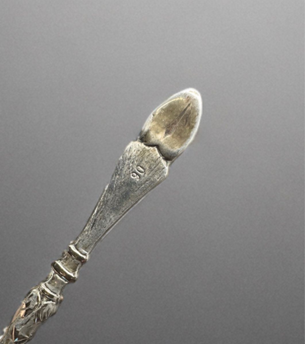Cucchiai: Antique Silver-plated Sugar Scoop / Caddy Spoon – Usato da Villmergen venduto da JacRon 1