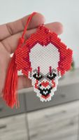 Marque-page Pennywise fait main en perles Miyuki 
