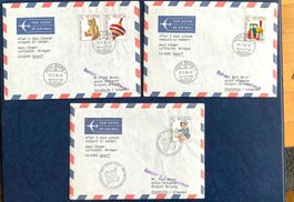 1986 Flugpost Pro Juventute Serie 3 FDC / Bern - Stockholm