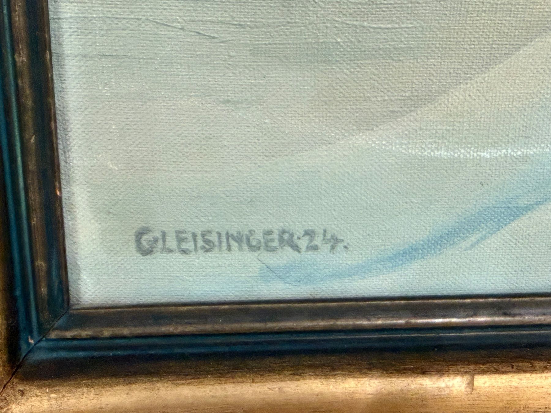 Gemälde: G. Leisinger  Original Gemälde – Gebraucht aus Basel von PAUL_ART 2
