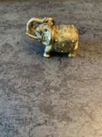 Goldener Deko Elefant Figur Glück 🐘🎉🍀