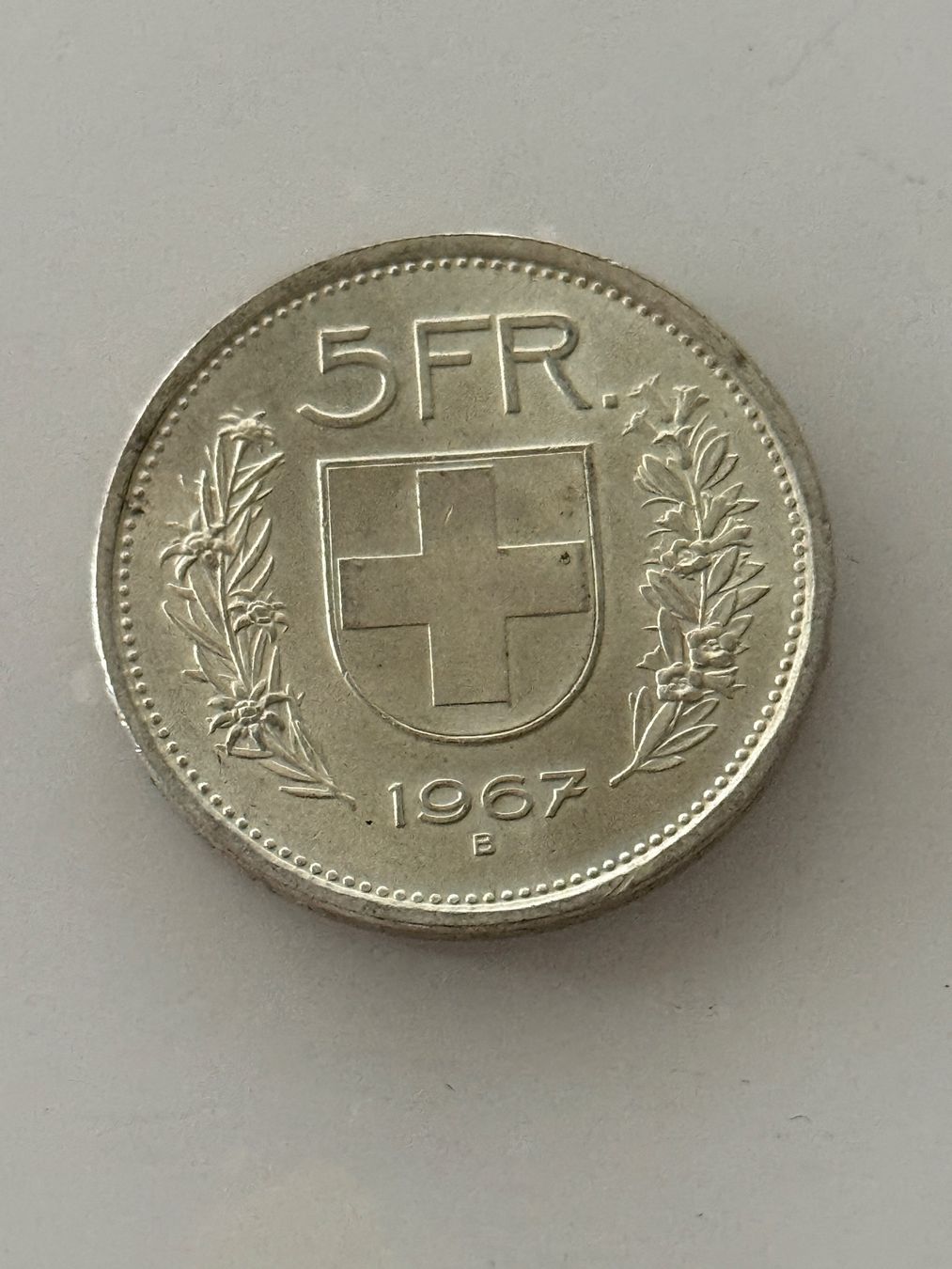 Toutes les monnaies: 5 Franken 1967  Silber – D'occasion à Wallisellen par SWISS_SILVER1 1