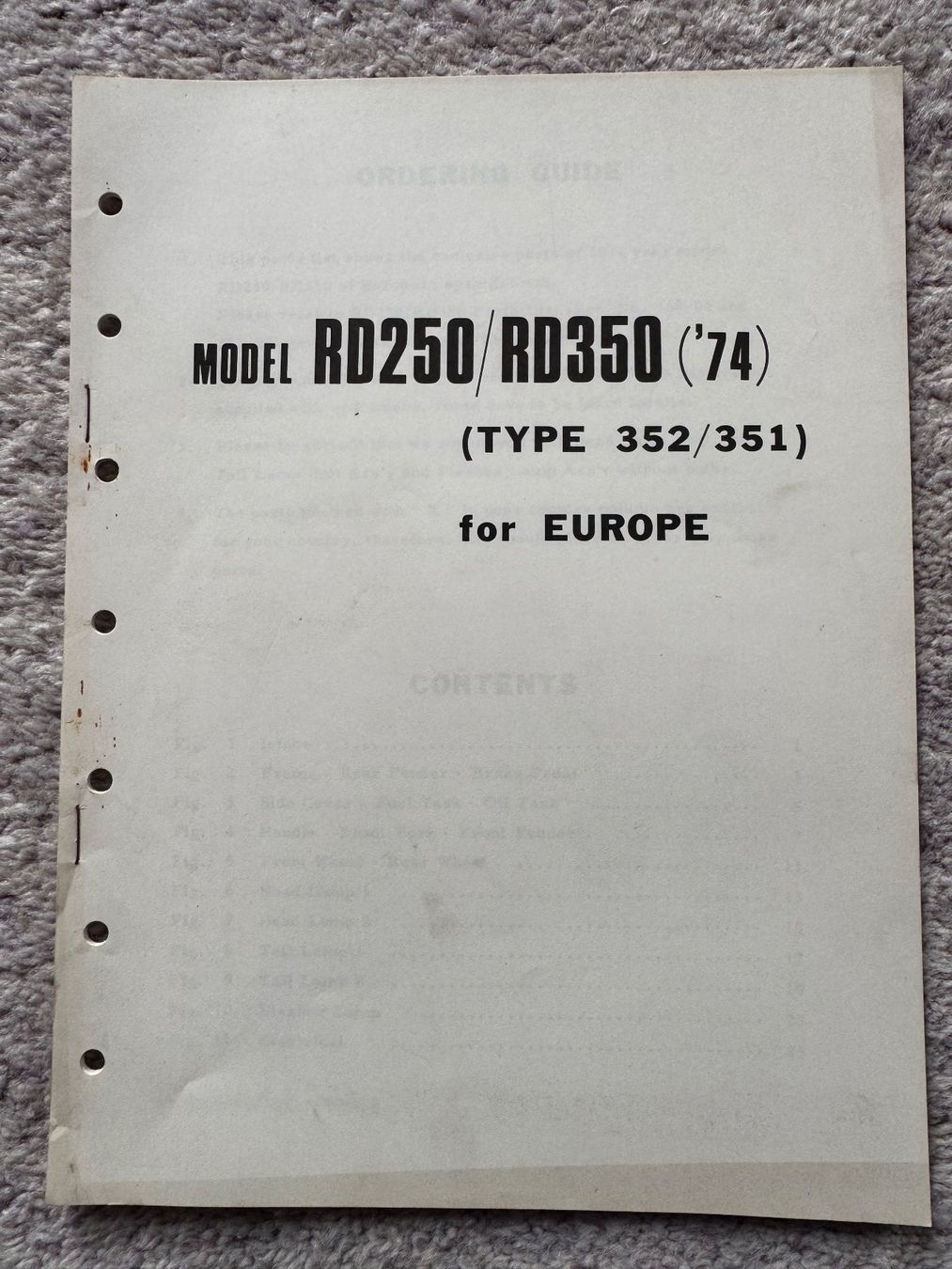 Yamaha Strada: Yamaha RD250 / RD350 / RD 250 / RD 350 – Usato da Morrens VD venduto da kawah2