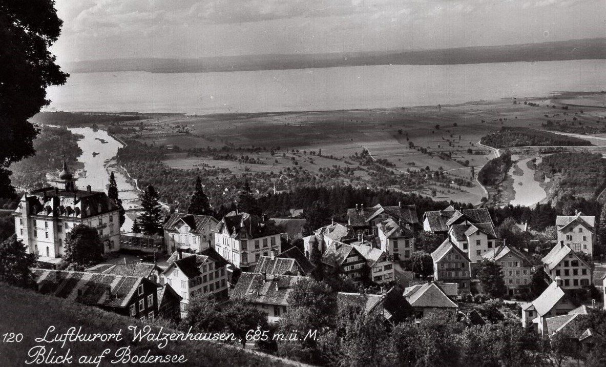 Cartoline postali: Walzenhausen  Luftkurort   1955 – Usato da Aarau venduto da kufi44 1