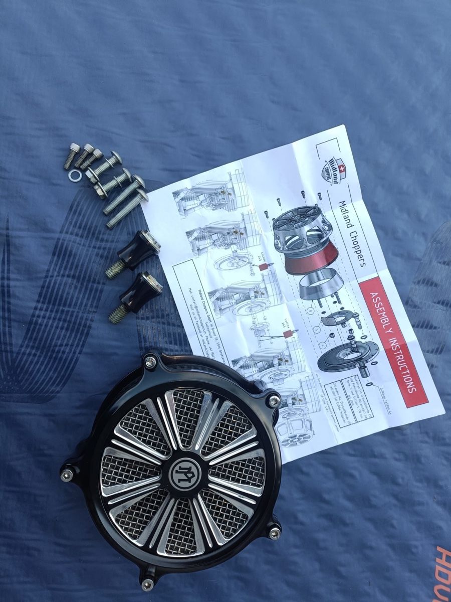 Harley-Davidson Tutti i ricambio per moto: Harley Davidson Luftfilter Midland Choppers – Usato da Tuggen venduto da Angel1604 1