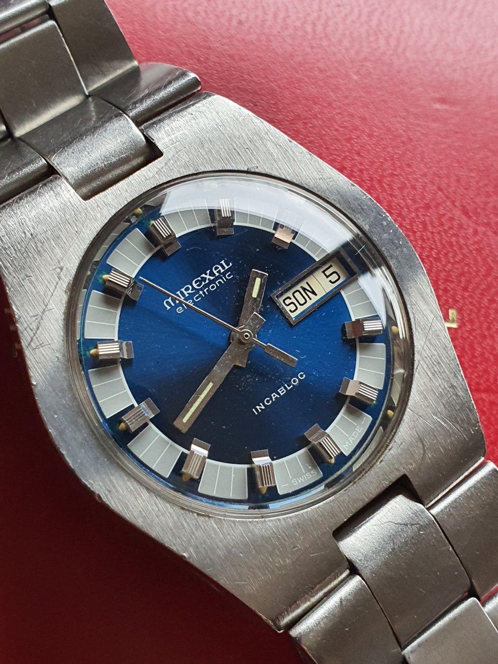Mirexal Orologi: Mirexal Electronic Day Date mit Originalbox aus 1978 – Usato da Muri AG venduto da Corredor