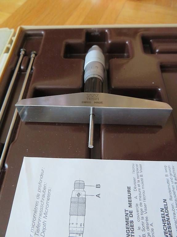 Tesa Mesurer: Tiefenmessschraube - Mikrometer von TESA 0-75mm – D'occasion à Wetzikon ZH par Nicki6 1
