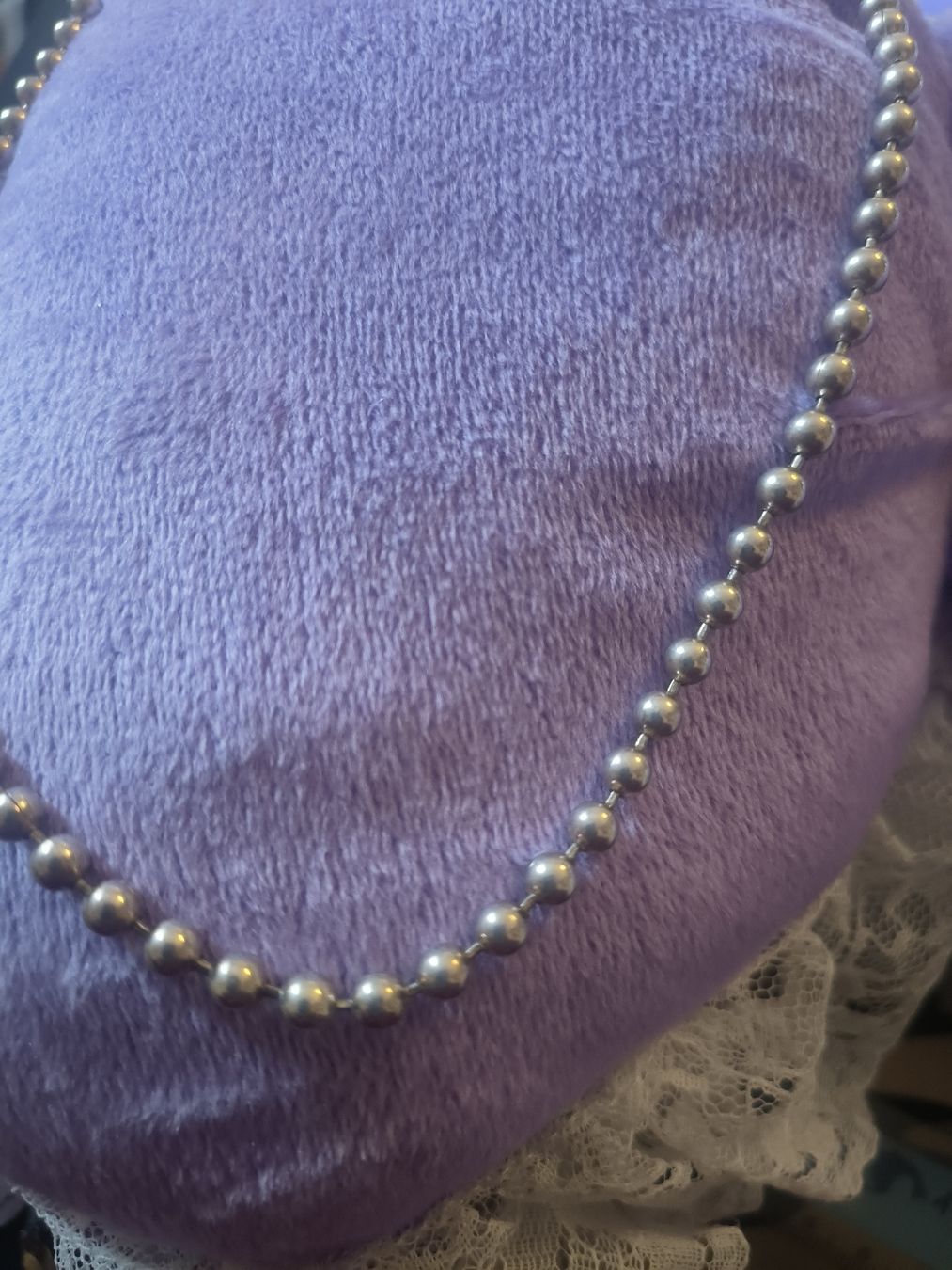 Catenine: bijoux collier boules en argent 925 – Usato da Pampigny venduto da Nathbn 1