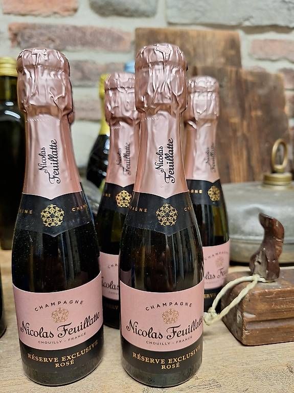 Bevande alcoliche: 6x 200ml Nicolas Feuillatte Rose – Nuovo e nell'imballaggio originale da Altstätten SG venduto da fab_wv7d