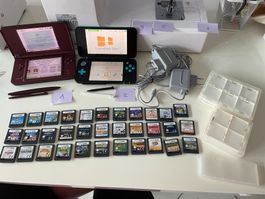 Konvolut von 2x Nintendo XXL + 33 Spiele