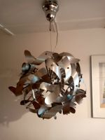 Stylische Deckenlampe, Silber, Top Zustand, Durchmesser 50cm
