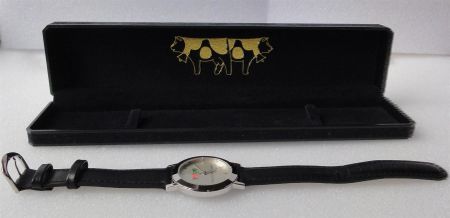 Herrenarmbanduhr Lederband Uhrenbox