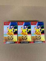 3x Pokemon 30 Jahre Booster Bundle je 6 Booster Neu