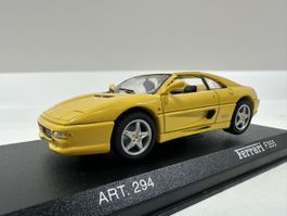 Ferrari F355 1:43, gelb, inkl. Acrylbox, DREAMS CARS
