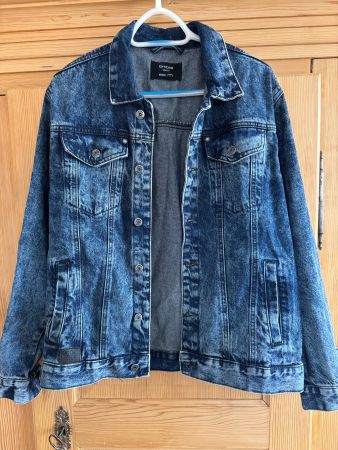 Neue Herren Jeans-Jacke Gr. M,  ombre demim