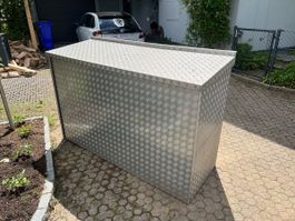 ALUMINIUM RIFFELBLECH AUFBEWAHRUNGSBOX - TRANSPORTER
