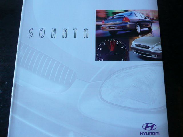 Hyundai Dokumente: Hyundai Sonata Prospekt 2000 – Gebraucht aus Zofingen von sosalinos01