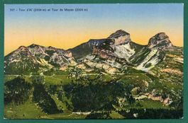 Tour d'Aï et Tour de Mayen, ungelaufen, ca. 1925