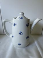 langenthal Porzellan Teekanne mit Blumenmuster (Kornblume)
