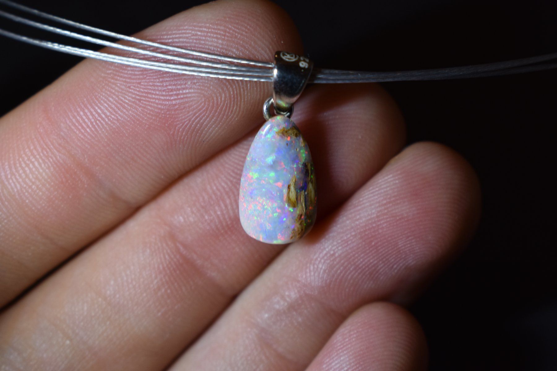 Edelsteine: Boulder Opal Anhänger – Neu (gemäss Beschreibung) aus Aarwangen von kay_f7f5 2