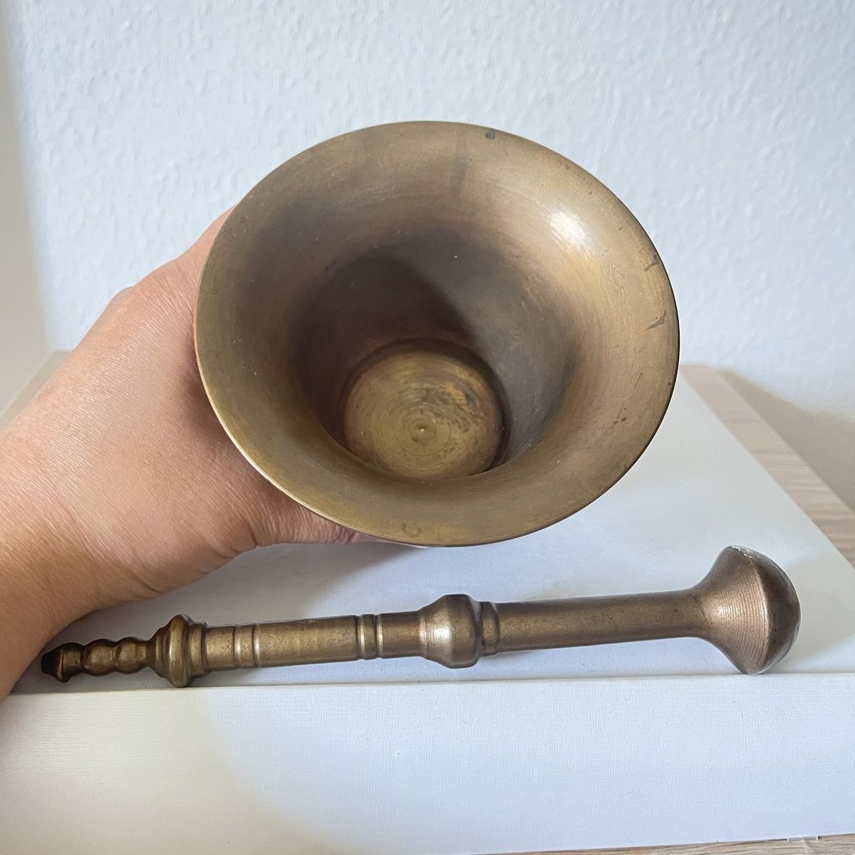 Altro per cucinare: Vintage große messing Mörser und Stößel – Usato da Bern venduto da dek_7bjd 2