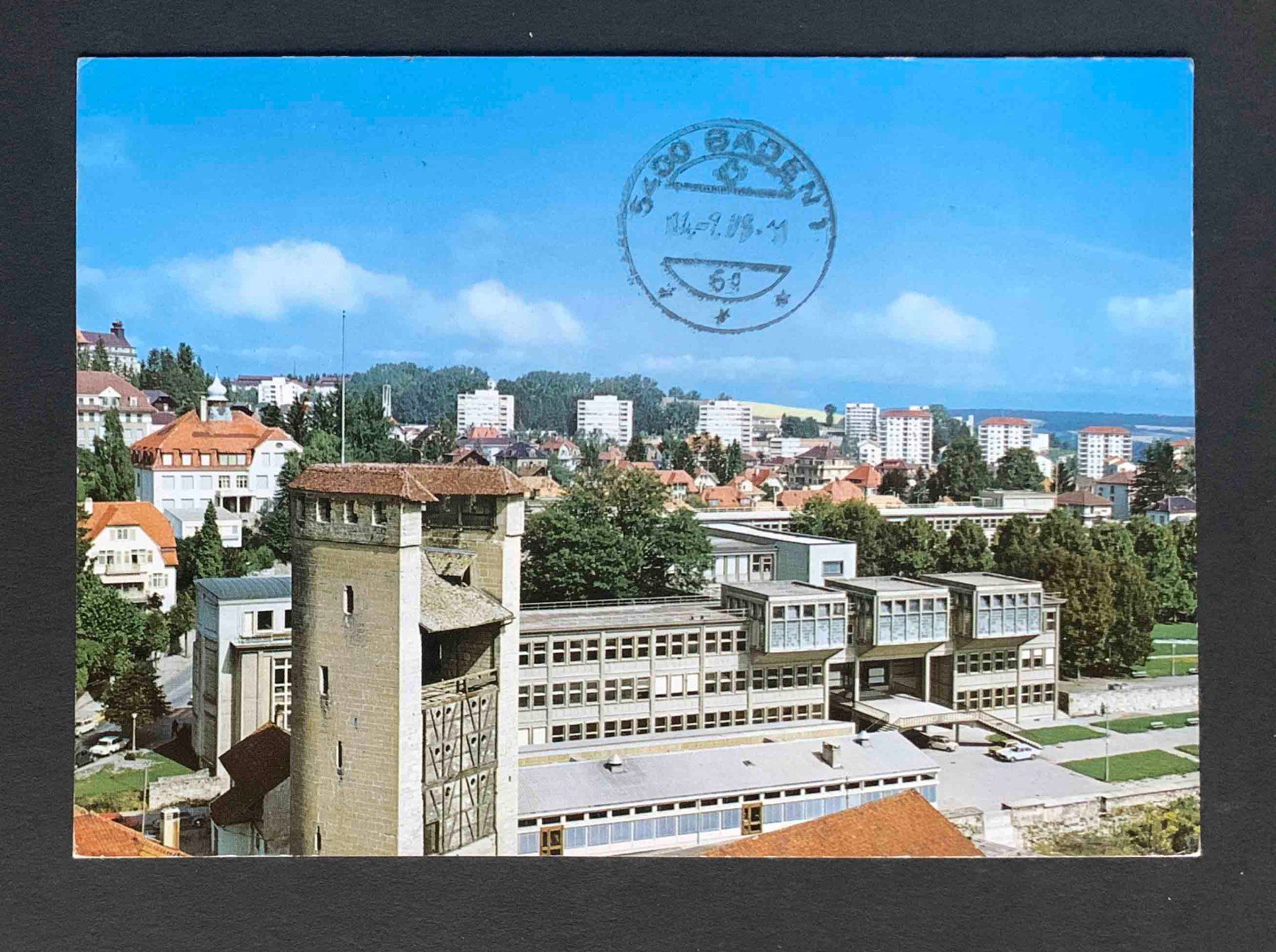 Cartoline postali: AK Fribourg l Universite – Usato da Goldau venduto da artelier1