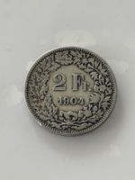 2 Franken 1904  sehr Rar