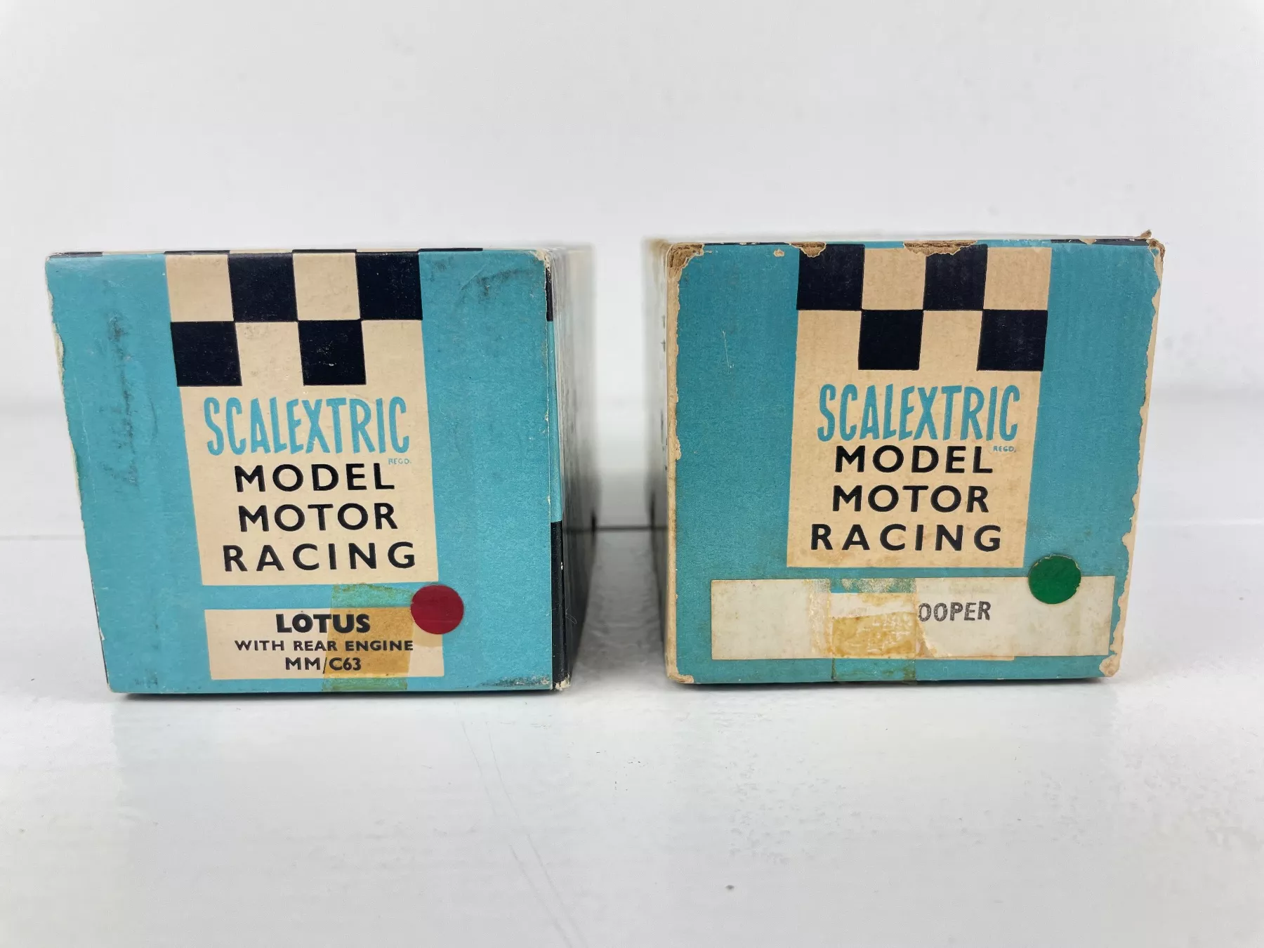 Piste: 2 Vintage Scalextric EMPTY boxes – Nuovo (secondo la descrizione) da Genthod venduto da lightyear63