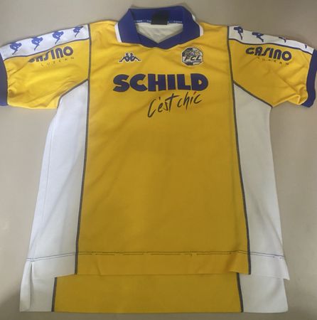 Vintage Kappa FC Luzern Matchworn Trikot von Nestor Subiat
