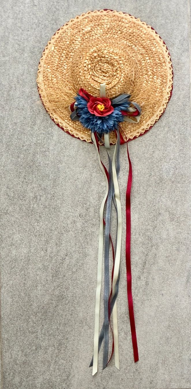 Bambole: Vintage Bären-Puppenkleid mit Strohhut – Usato da Kloten venduto da Nephty 8