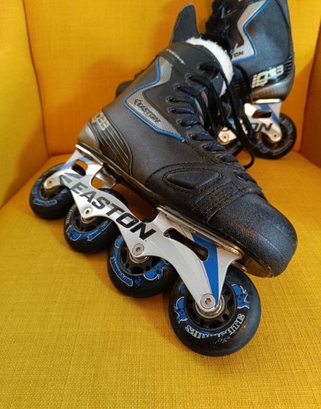 Easton Pattini in linea & Pattini a rotelle: Easton Inline Skates, Rollschuhe, Grösse 42 – Usato da Vogelsang AG venduto da villa9 1