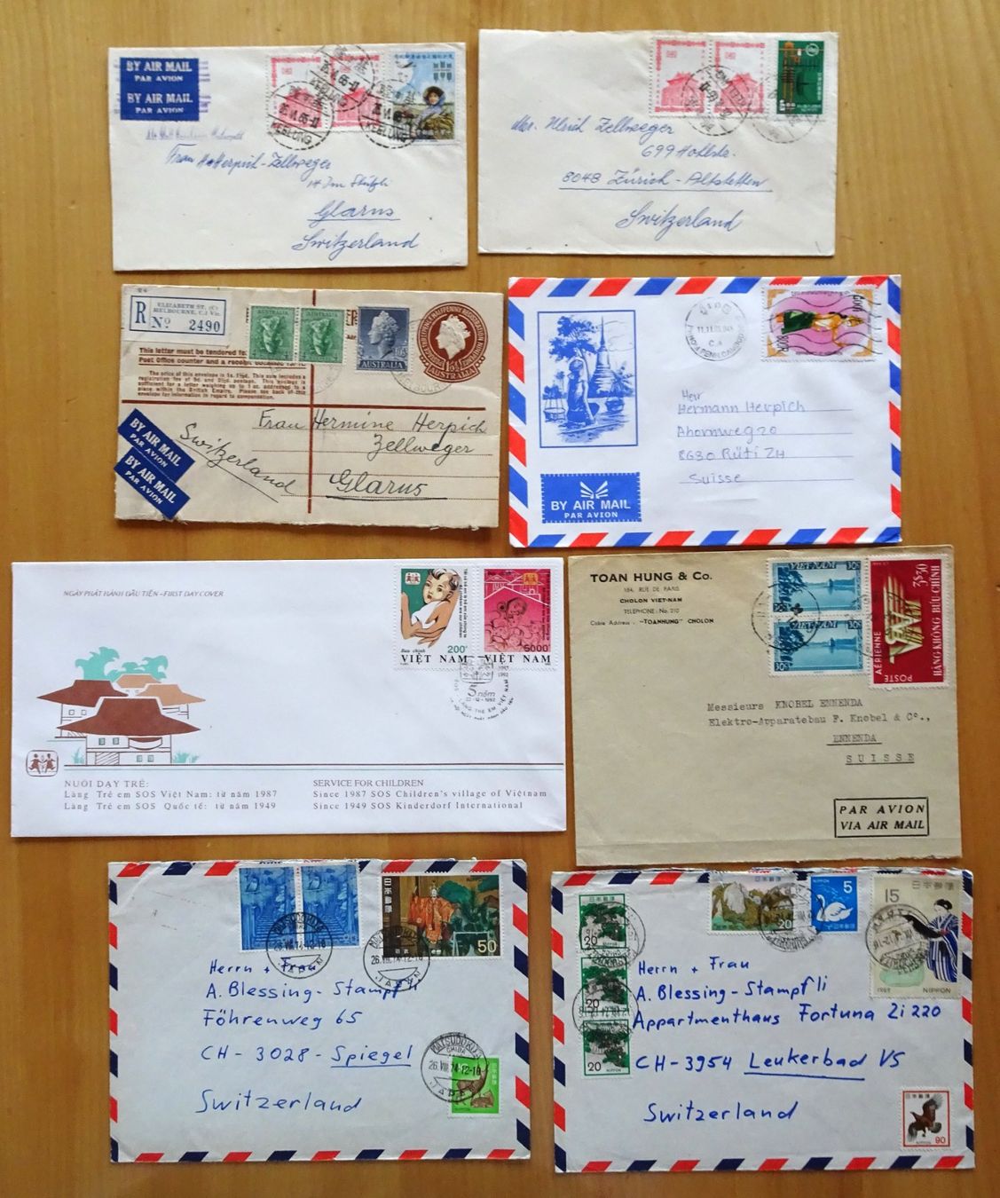 Alle Briefmarken: Bedarfsbriefe Asien – Gebraucht aus Feldbrunnen von MarcusSO 3