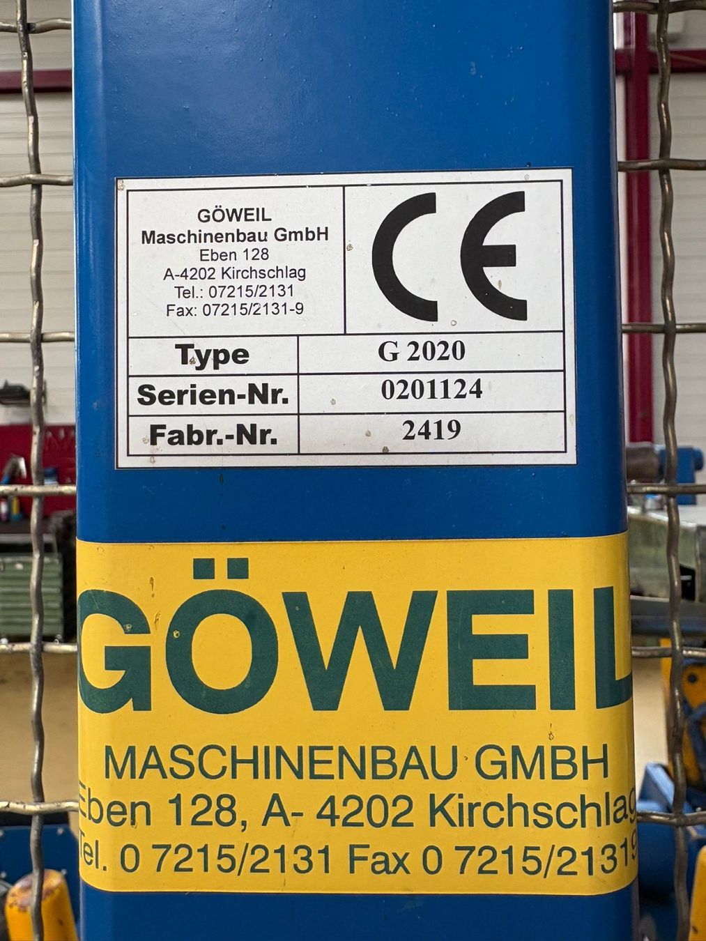 Göweil Tutte le macchine: Rundballen- Wickler Göweil G2020 – Usato da Rohrbach venduto da Goeweil 5
