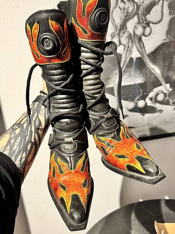 New Rock Scarpe da donna: New Rock Flame Boots Gr. 38 – Usato da Zollikofen venduto da lis_qtt8 1