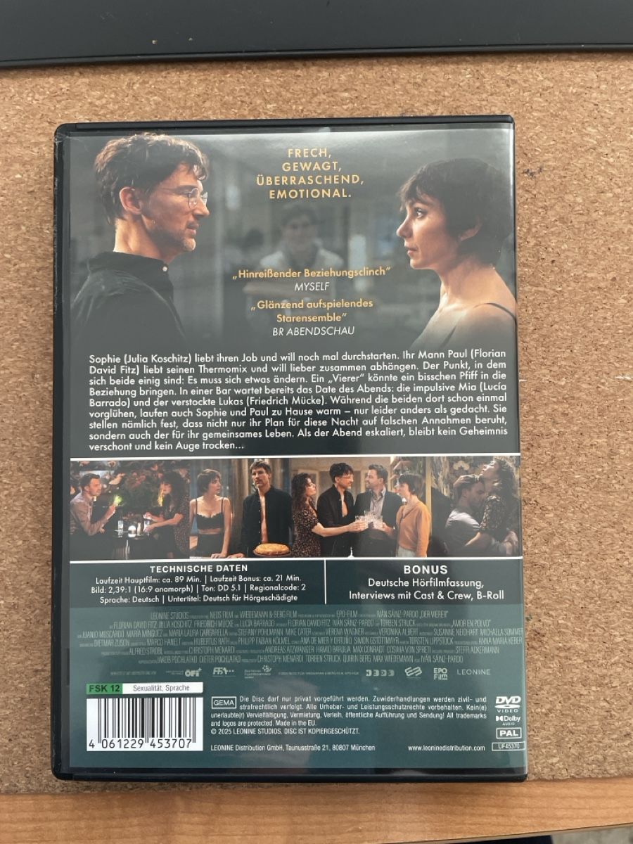 Tous les DVDs: DVD - Der Vierer,  neuwertig! – Neuf (Voir description) à Männedorf par Pnibo 1