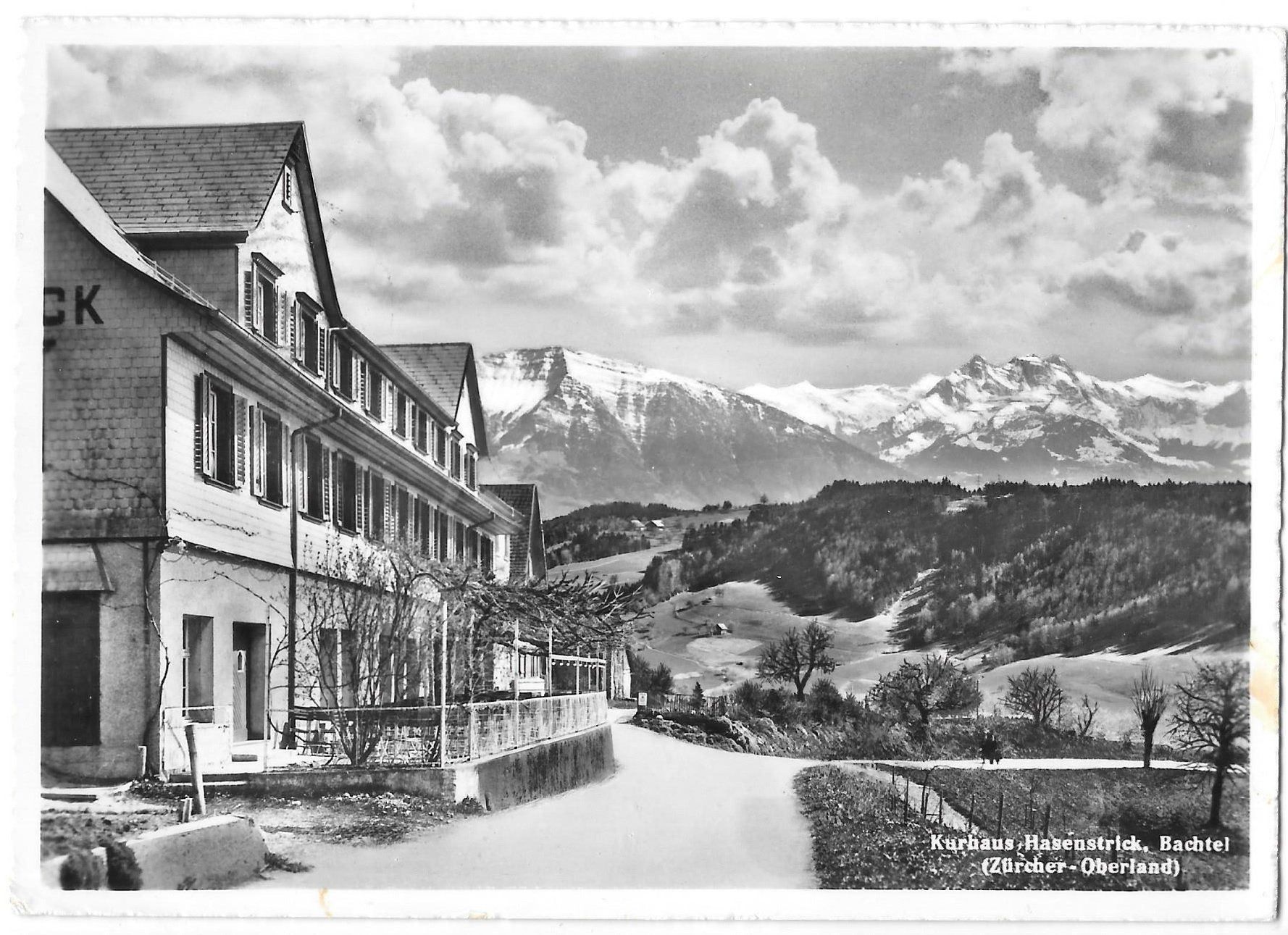 Cartoline postali: Wernetshausen Bachtel Kurhaus Hasenstrick – Usato da Olten venduto da clotaldi