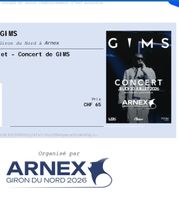 Billet concert Gims