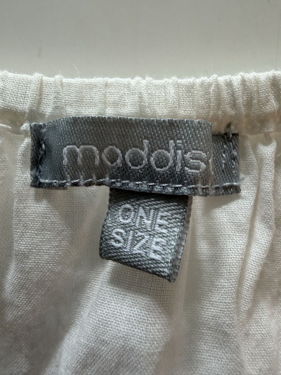 Camicette: Sommerbluse von Moddis, weiss, Grösse One Size – Usato da Grabs venduto da blueye57 2