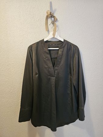 Sehr schicke Bluse von H&M, Grösse L dunkelgrün