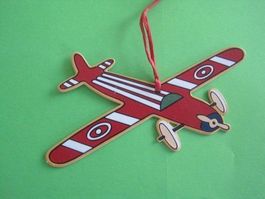 Weihnachtsdeko Anhänger Flieger
