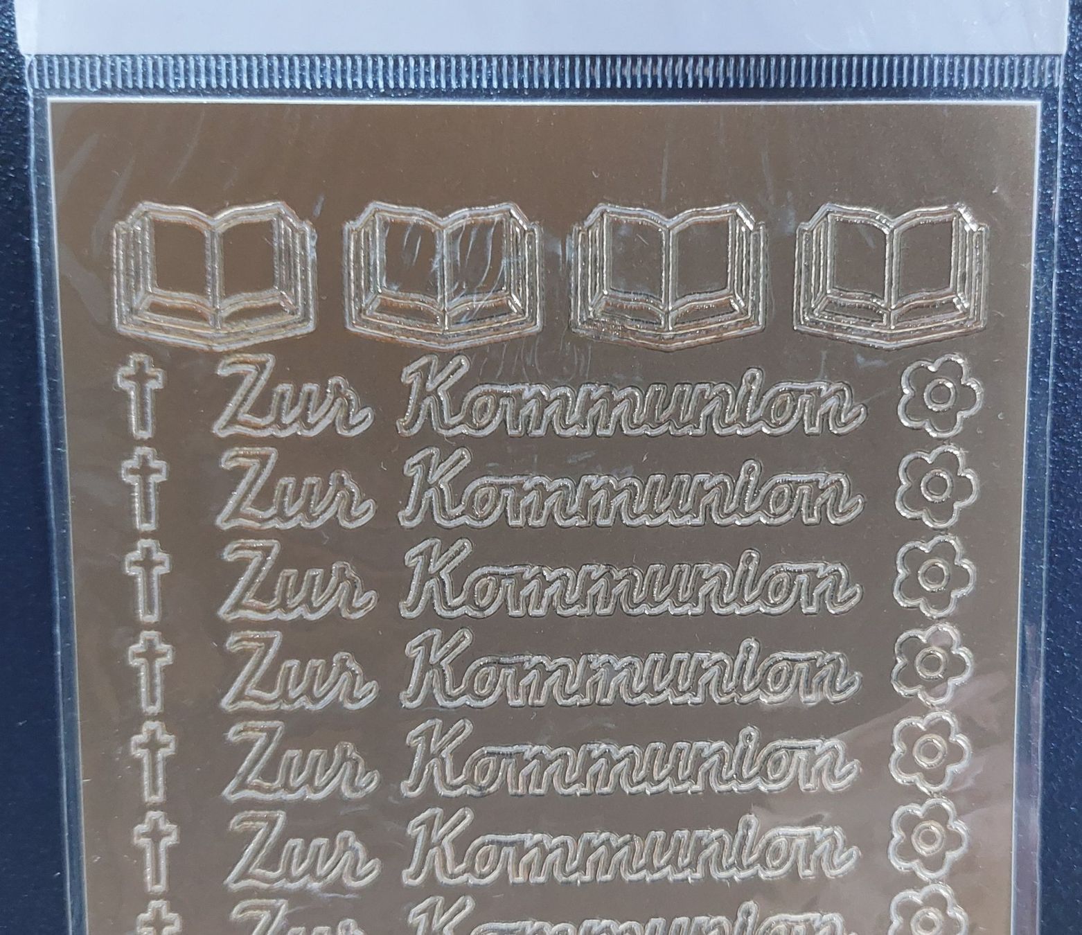 Sticker: Aufkleber "Zur Kommunion" Gold oder Silber / Neupreis 2.90 – Nuovo e nell'imballaggio originale da Zollikofen venduto da Blackie 6