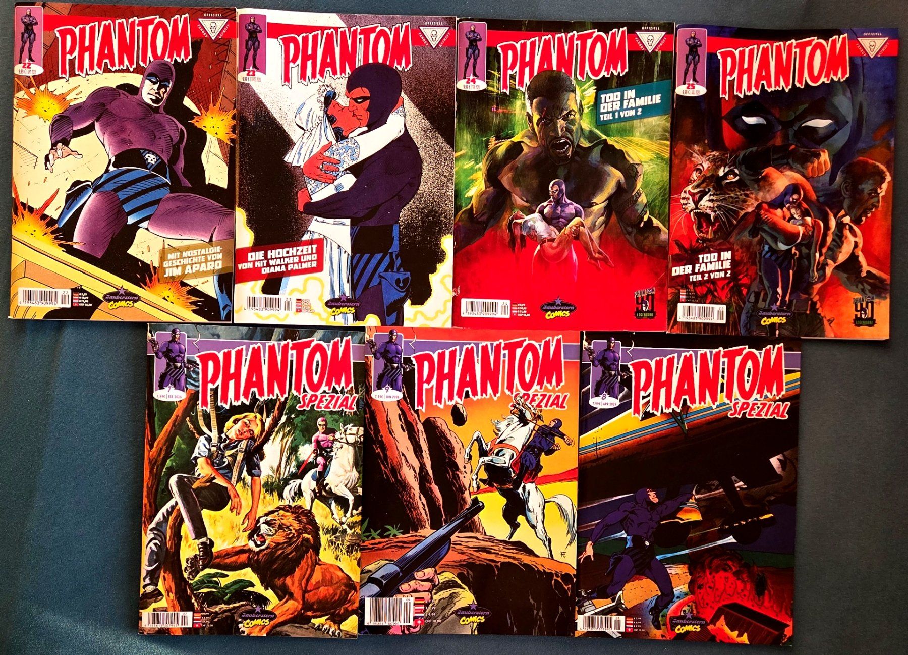 Fumetti: Phantom 22-25 und Phantom Spezial 7-9 - Comics - 7 Hefte – Nuovo (secondo la descrizione) da Reinach BL venduto da solidsenders