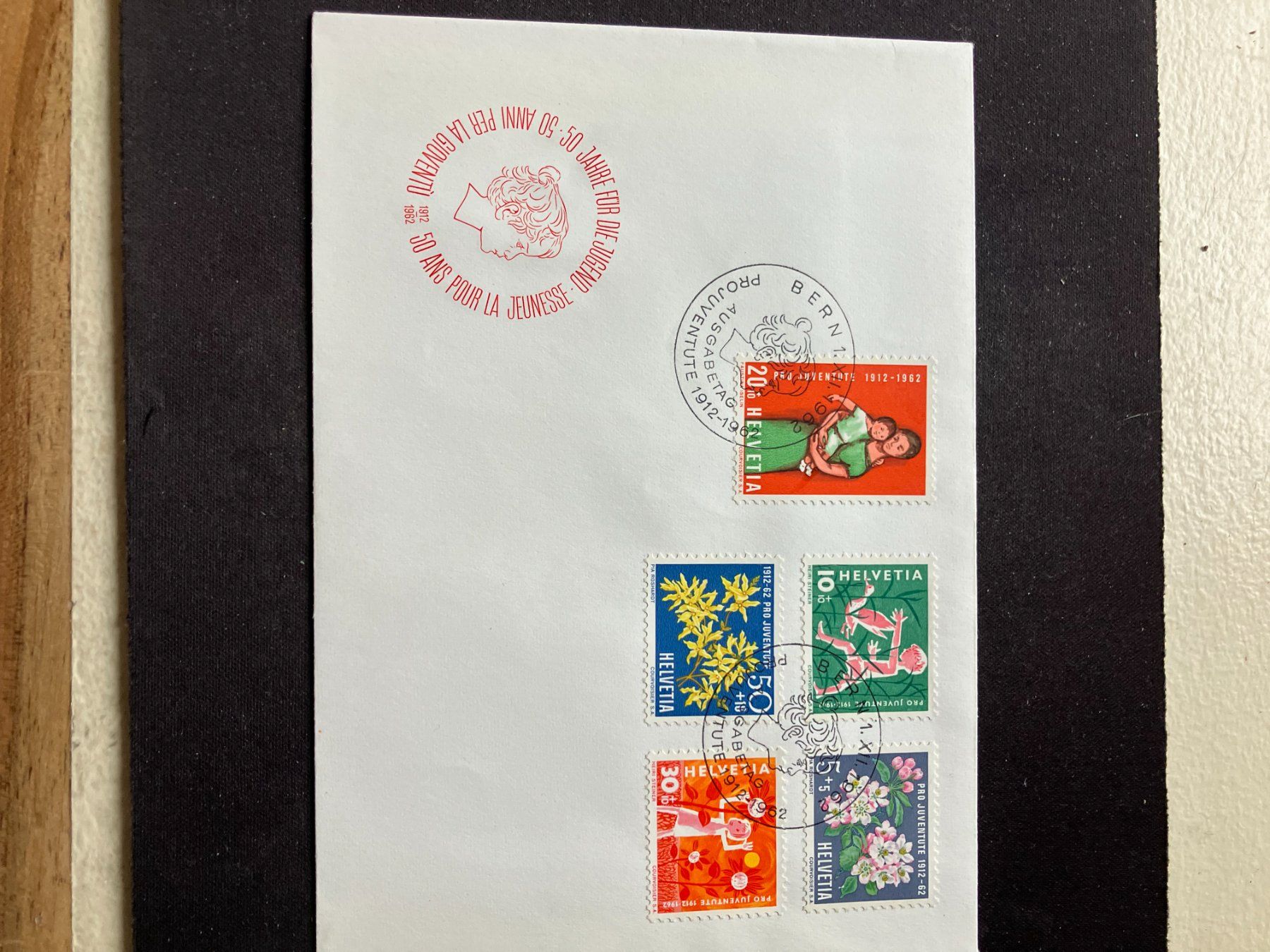 Tutti i francobolli: PJ 1962 ET dès  2.- – Usato da Courtételle venduto da Boton0 3