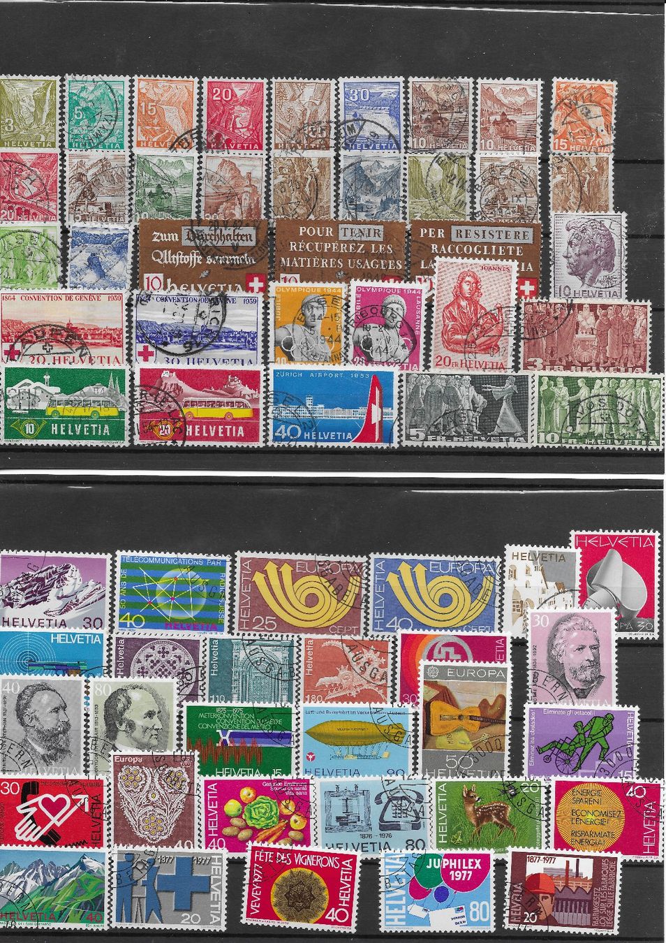 Tutti i francobolli: SCHWEIZER BRIEFMARKENFUND TOP – Usato da Reinach BL venduto da Katzenmorli 1