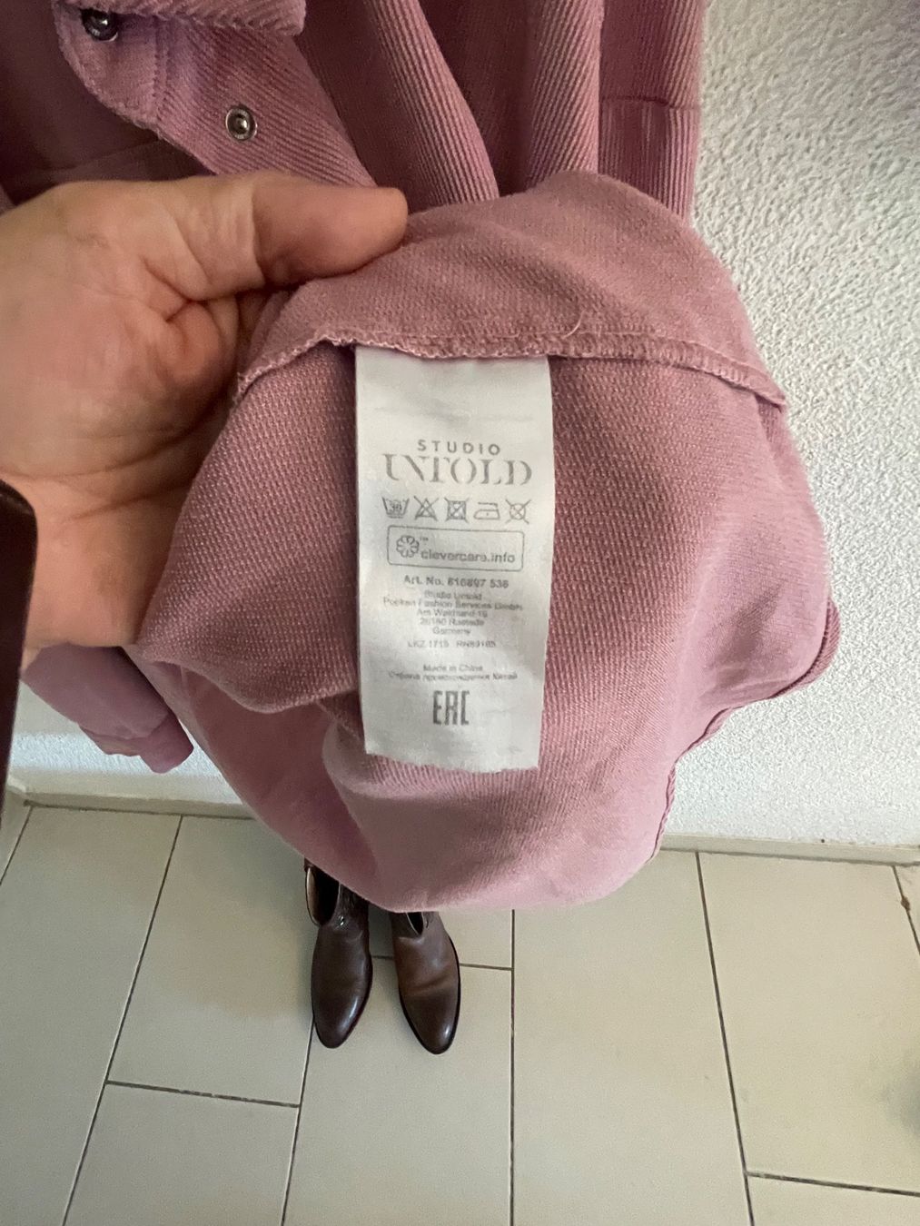 Camicette: Hemdbluse Rosa Studio Untold – Usato da Schöftland venduto da LaFramboise 2