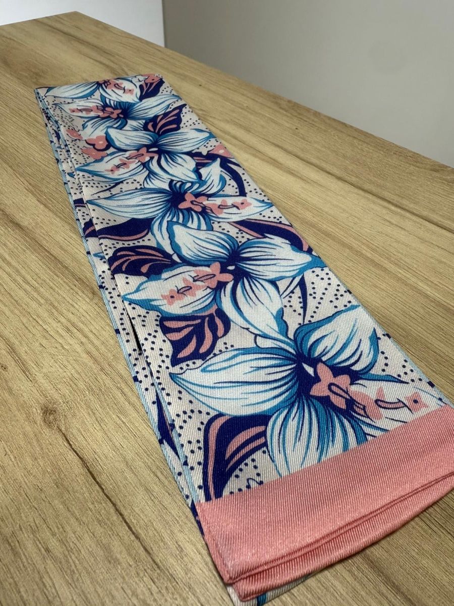 Foulard & Sciarpe: Bandeau Schal Seide Sommer Blumenmuster – Nuovo (secondo la descrizione) da Emmenbrücke venduto da patric1a 2