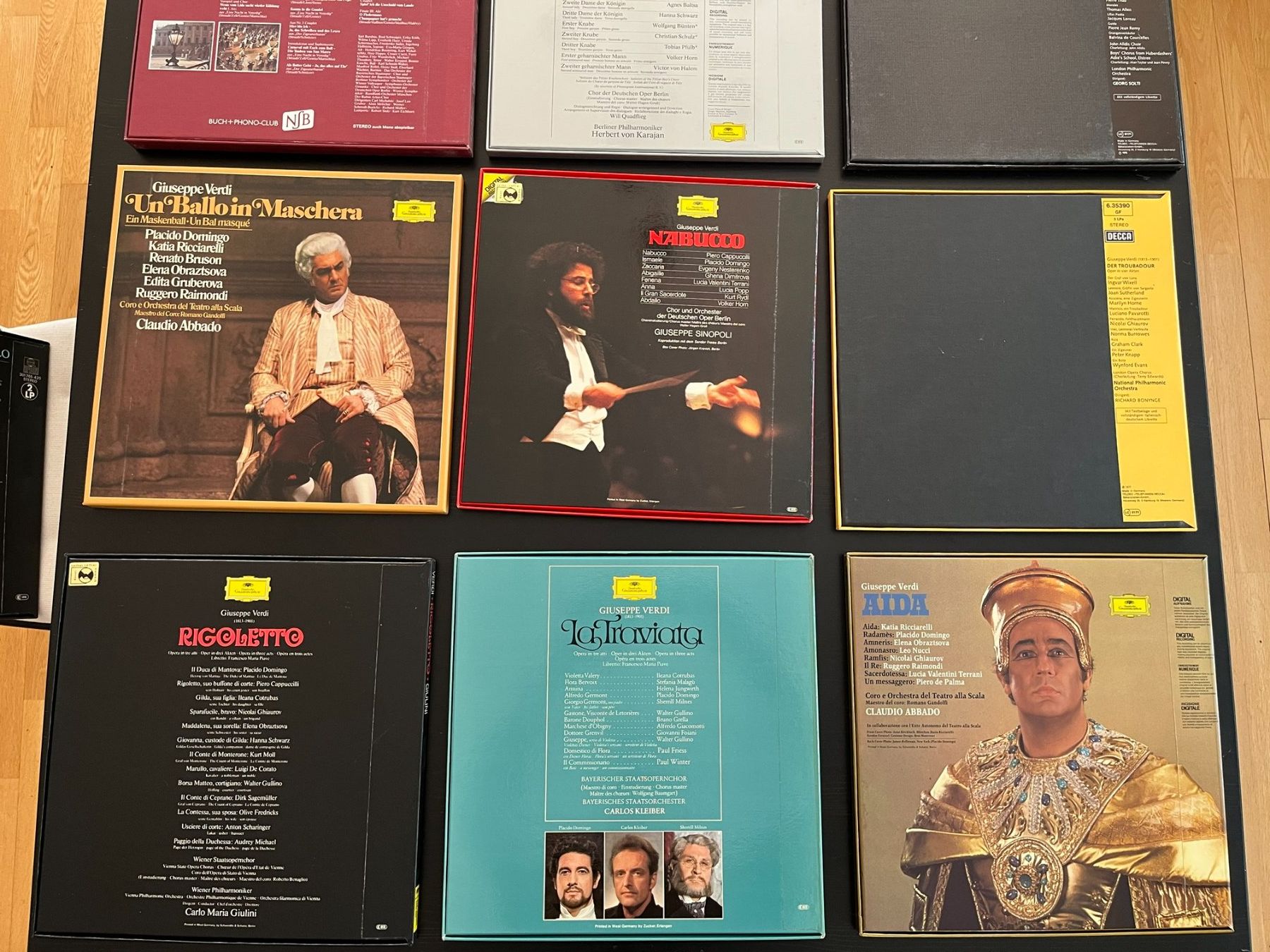 Dischi in vinile: Set diverse Opern Verdi auf LP's - 9 Box-Sets – Usato da Gampel venduto da Scrat1234 5