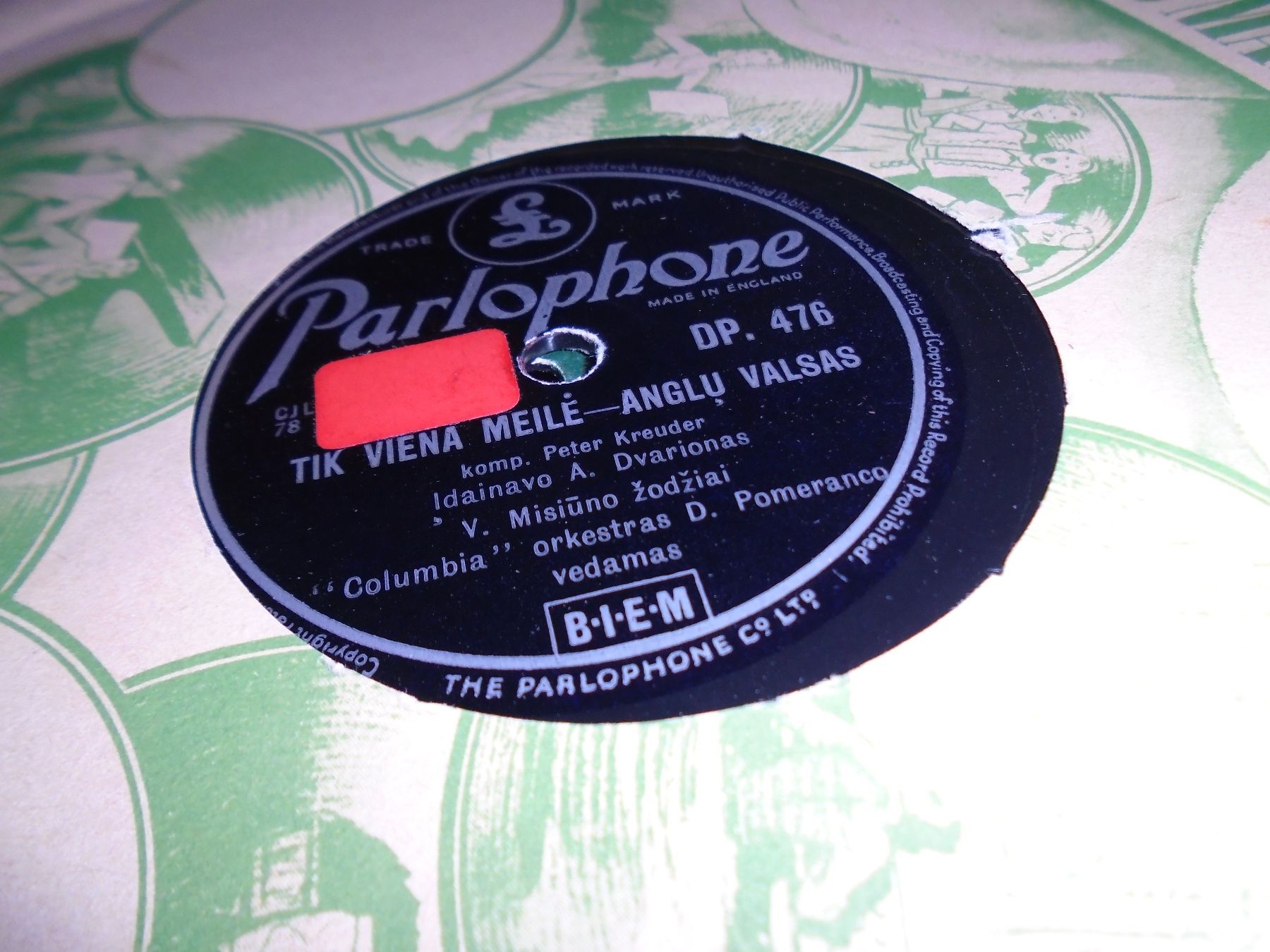 Schallplatten: DISQUES 78 TOURS – Gebraucht aus Lausanne von Leag 6