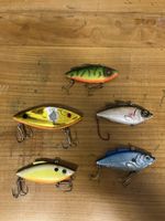 5 alte Wobbler 